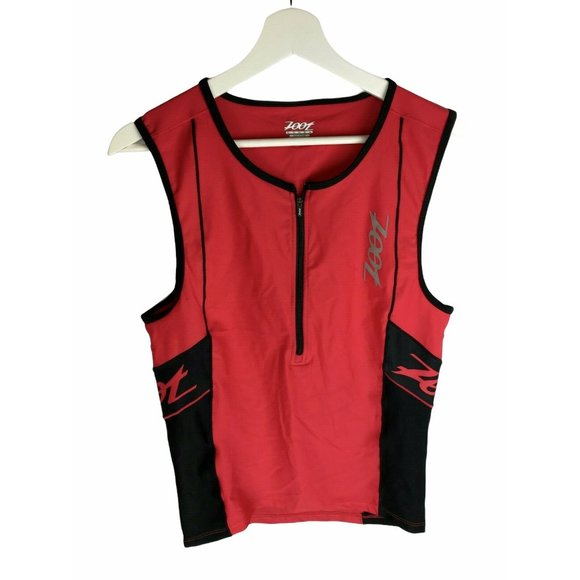 Zoot Triathlon Running Tank Top.  Red Women's XL - Picture 2 of 8